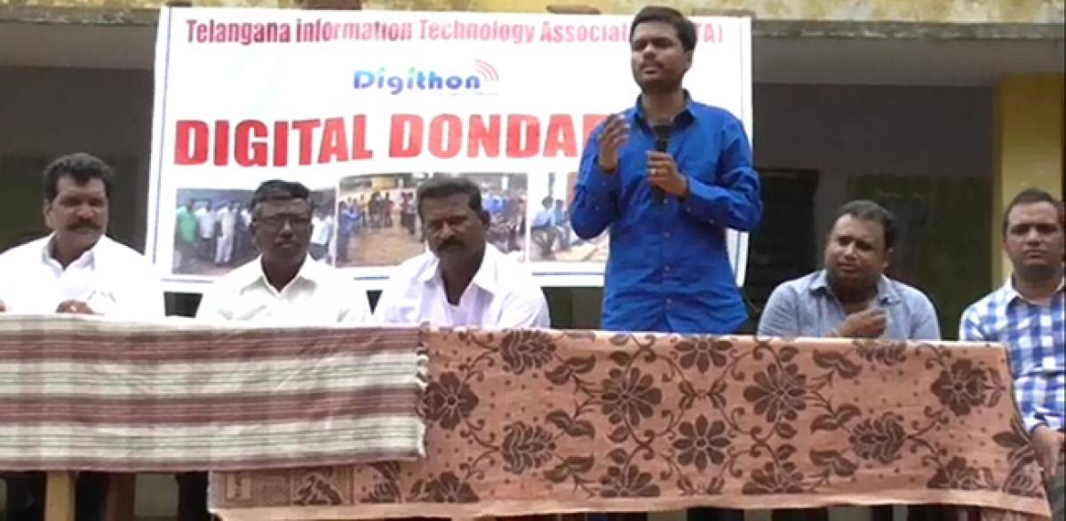 NRI Appi Reddy adopts Dondapadu to make 100% Digital Literate Village, on his birthday
